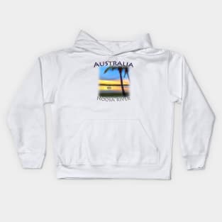 Australia - Noosa River at Sunset Kids Hoodie